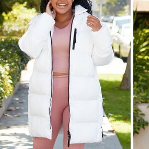 Fabletics White Adventure Puffer Coat
